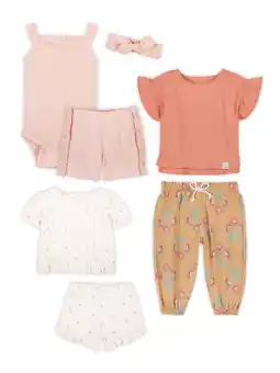 Walmart Little Star Organic Infant Girls 6PC Bundle Set, Sizes NB-24M offer