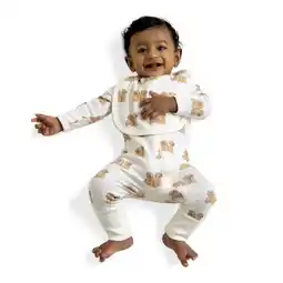 Walmart M+A by Monica + Andy Organic Cotton One Piece Coverall and Bib Set, Sizes Newborn - 18-24 Months offer