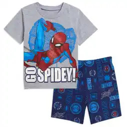 Walmart Marvel Spider-Man Toddler Boys T-Shirt and Shorts Outfit Set Toddler to Big Kid offer