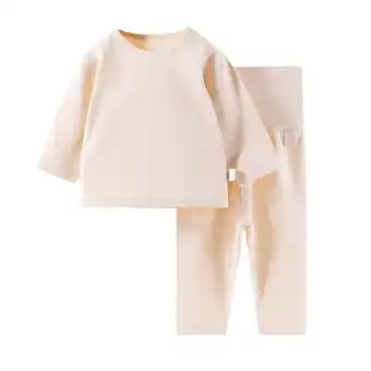 Walmart QHFBli Kids Baby Boys Soft Comfy 2pcs Set Long Sleeve Shirts and Pants Sets 3 -26 Months offer