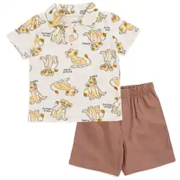 Walmart Disney Lion King Simba Polo Shirt and Shorts Toddler to Big Kid offer