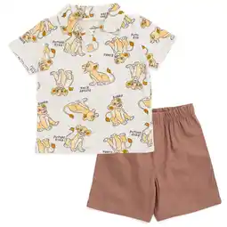 Walmart Disney Lion King Simba Polo Shirt and Shorts Toddler to Big Kid offer