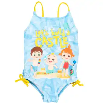 Walmart CoComelon JJ Tomtom Yoyo Infant Baby Girls One Piece Bathing Suit Infant to Toddler offer