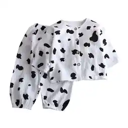 Walmart QHFBli Boys Cartoon Pajamas Sets Kids Long Sleeve Sleepwear Pjs 1-7 Years offer