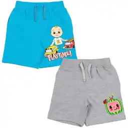 Walmart CoComelon JJ Infant Baby Boys French Terry 2 Pack Shorts Infant to Toddler offer