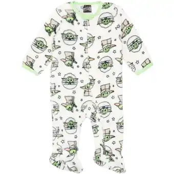 Walmart Star Wars The Mandalorian The Child Infant Baby Boys Zip Up Sleep N' Play Newborn to Infant offer
