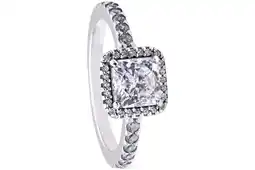 Walmart PANDORA Square Sparkle Halo Ring offer