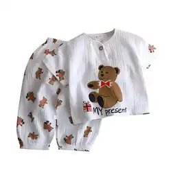 Walmart QHFBli Boys Cartoon Pajamas Sets Kids Long Sleeve Sleepwear Pjs 1-7 Years offer