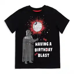 Walmart Star Wars Darth Vader Birthday Little Boys T-Shirt Toddler to Big Kid offer