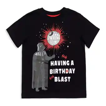 Walmart Star Wars Darth Vader Birthday Little Boys T-Shirt Toddler to Big Kid offer