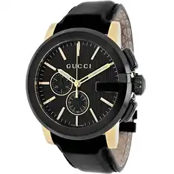 Walmart Gucci Men's G-Chrono Black Dial Watch - YA101203 offer