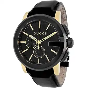 Walmart Gucci Men's G-Chrono Black Dial Watch - YA101203 offer