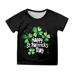 Walmart ZPWKLM Tees For Infnat Short Sleeve Round Neck Graphic Printed Clothing For Newborns size 3-4T offer