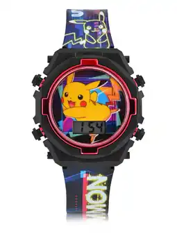 Walmart Pokemon Unisex Childrens LCD Watch with Flashing Light Up Case and Printed Strap (POK4361WM) offer