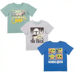 Walmart Star Wars The Mandalorian Child Infant Baby Boys 3 Pack T-Shirts Infant to Big Kid offer