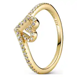 Walmart Pandora #169302C01-58 Timeless Wish Sparkling Heart Ring Size 8.5 offer