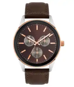 Walmart George Mens Casual Brown Watch with Traditional Strap offer