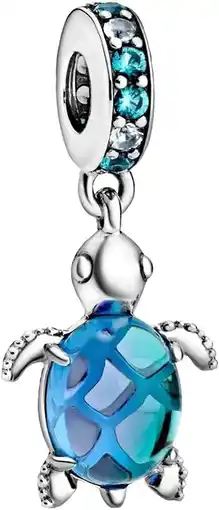 Walmart Pandora Murano Glass Sea Turtle Dangle Charm offer