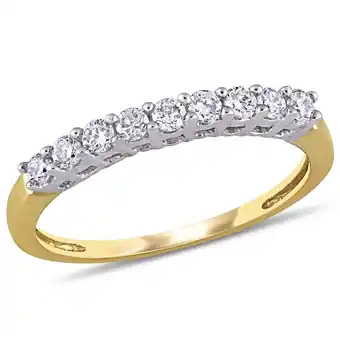 Walmart Everly Women's Diamond 10k Yellow Gold Ring offer