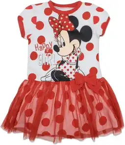 Walmart Disney Minnie Mouse Toddler Girls Tulle Dress Toddler to Big Kid offer