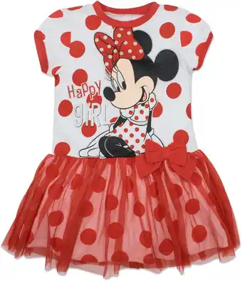 Walmart Disney Minnie Mouse Toddler Girls Tulle Dress Toddler to Big Kid offer