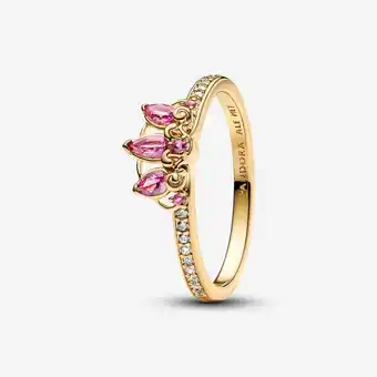 Walmart Pandora Disney Princess Rapunzel Tiara Ring 163651C01 (5) offer