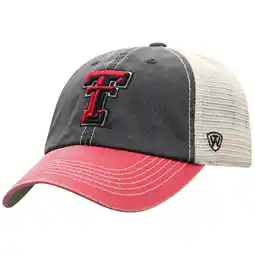 Walmart Men's-Top of the World Black/Red Texas Tech Red Raiders Off-Road Adjustable Hat offer