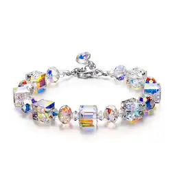 Walmart Northern Lights Bracelet, Swarovski Crystals, Women's Bracelet, 24 Style offer