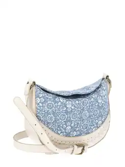 Walmart The Pioneer Woman Floral Denim Crossbody Bag, Womens offer