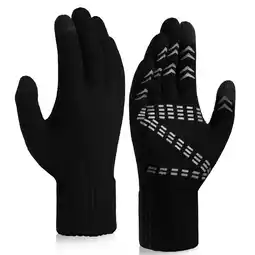 Walmart Cierto Winter Gloves Touchscreen Anti-slip Knit Thermal Glove Warm for Men and Women offer