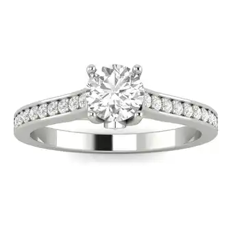 Walmart 1/2ctw Diamond Engagement Ring in 10k White Gold offer