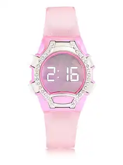 Walmart WN5250WM Wondernation Kids Flashing Lights LED Watch with Glitter Strap offer