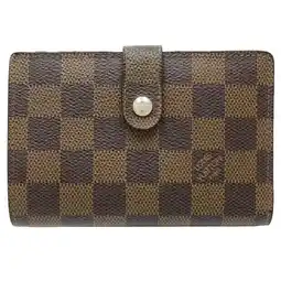 Walmart Pre-Owned LOUIS VUITTON Louis Vuitton Damier Bi-fold Wallet N61664 Portemonnay... (Good) offer
