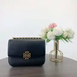 Walmart Tory Burch 140987 Britten Small Adjustable Shoulder Bag IN BLACK offer