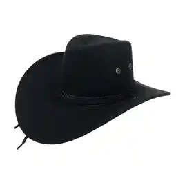 Walmart Charmgo Woman estern Cap Wide Brim Sunhat Winter Sun Hats Black offer