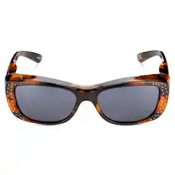 Walmart Polar Optical Optics Women's FO-065 BDMI Smk Fits over Sunglasses Brown Demi offer