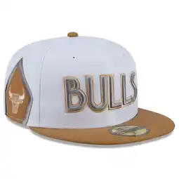Walmart Men's New Era White Chicago Bulls 2024/25 City Edition 59FIFTY Fitted Hat offer
