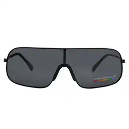 Walmart Polaroid Polarized Grey Shield Unisex Sunglasses PLD 6222/S 0003/M9 99 offer