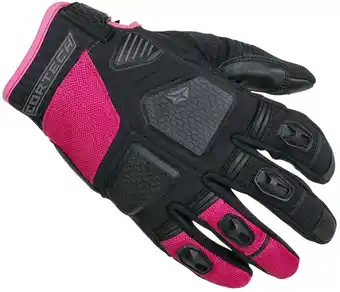 Walmart Cortech Aero-Flo Womens Textile Motorcycle Gloves Rubine MD offer