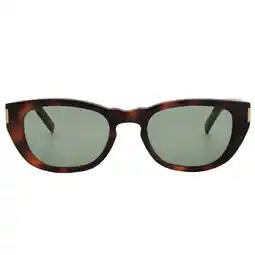 Walmart Saint Laurent Green Rectangular Men's Sunglasses SL 601 002 51 offer