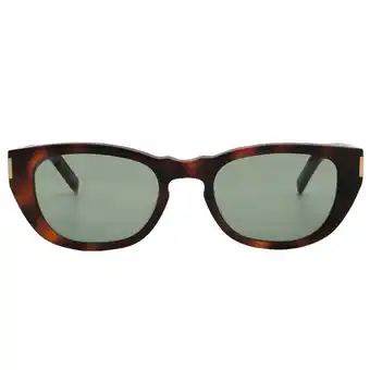 Walmart Saint Laurent Green Rectangular Men's Sunglasses SL 601 002 51 offer