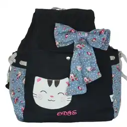 Walmart A08-1-BLACK Endless Love - Fabric Art School Backpack Outdoor Daypack Black offer