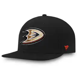 Walmart Men's Fanatics Black Anaheim Ducks Core Fitted Hat offer