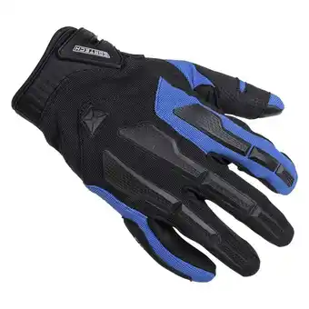Walmart Cortech Aero-Tec Mens Textile Motorcycle Gloves Blue LG offer