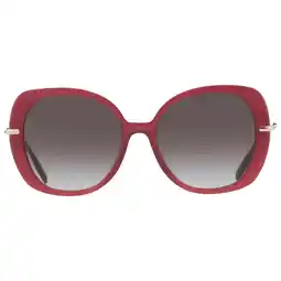 Walmart Burberry Unisex BE4374 55mm Sunglasses, Red offer