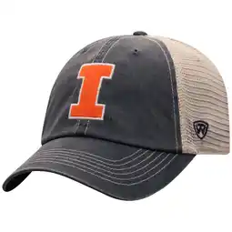 Walmart Men's Top of the World Navy/Natural Illinois Fighting Illini Vintage Adjustable Hat offer