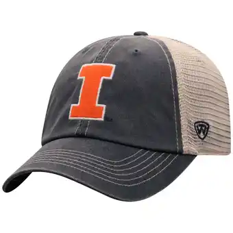 Walmart Men's Top of the World Navy/Natural Illinois Fighting Illini Vintage Adjustable Hat offer