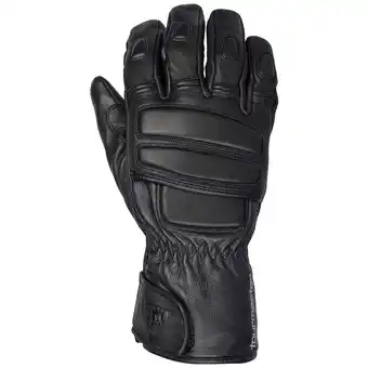 Walmart Tourmaster Midweight Womens Leather Motorcycle Gloves Black LG offer