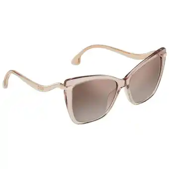 Walmart Jimmy Choo Women's SELBYGS 57mm Sunglasses, Brown offer