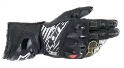 Walmart Alpinestars GP Tech V2 Mens Leather Motorcycle Gloves Black/White MD offer